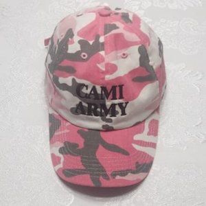 Ruby Ribbon Pink Camo CAMI ARMY Cap